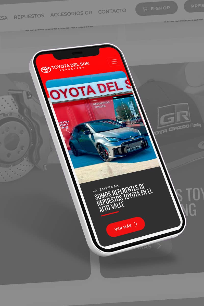Sitio web de Toyota del Sur