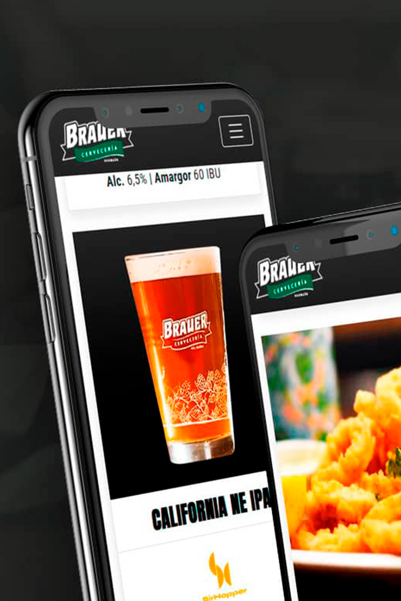 Menú digital de Brauer Cervecería