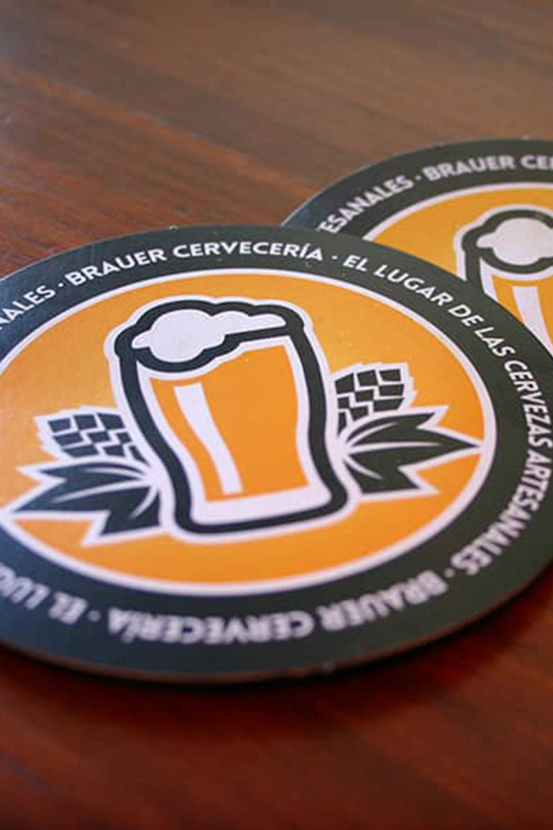 Posavasos de Brauer Cervecería