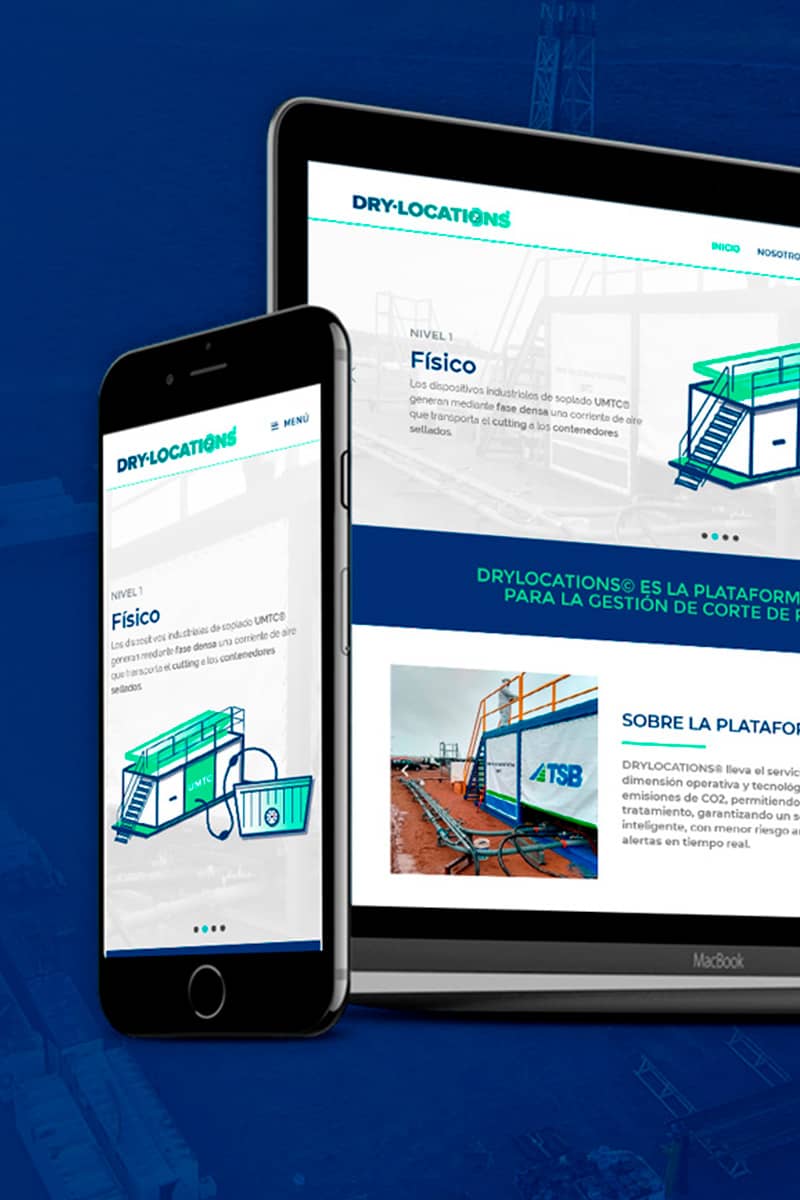 Sitio web de Dry Locations